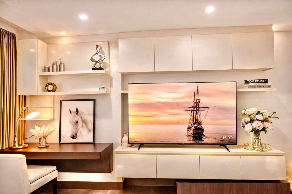 รูป (TN101) IVY Thonglor | ห้องมุม ชั้นสูง วิวสวย | TV 85 นิ้ว | รับเช่าระยะสั้น - รูปที่ 5/14