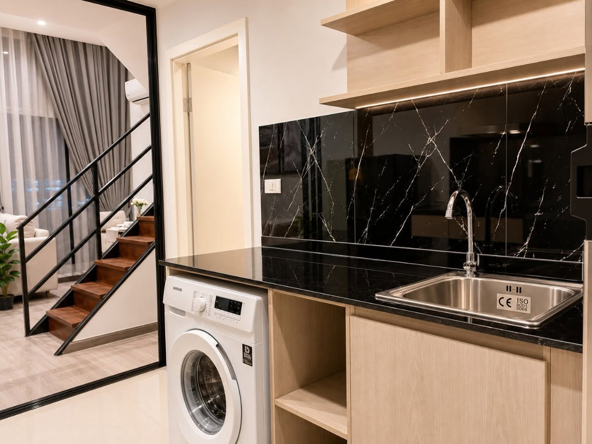 picture For Rent | THE COLLECT Ratchada 32 | Duplex Loft High Ceiling - 4/7