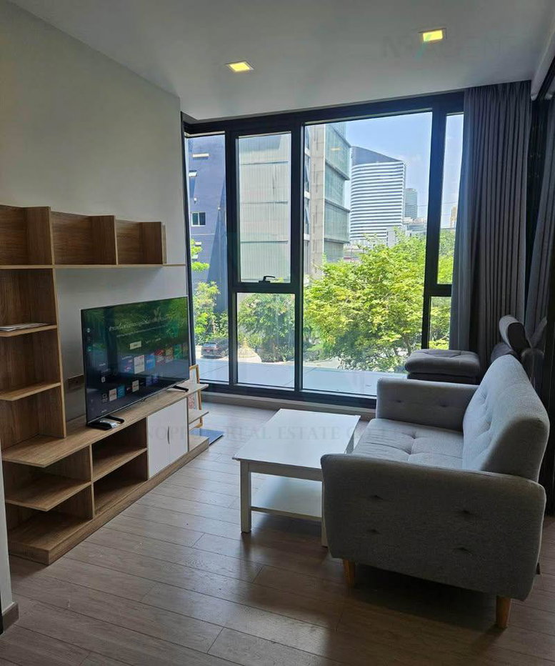 รูป 🚩 ให้เช่าคอนโด วันไนน์ไฟว์ อโศก-พระราม 9 อาคาร 1 ชั้น 2 1 ห้องนอน ขนาด 40 ตรม ใกล้ เซ็นทรัล พระราม 9 - รูปที่ 3/8