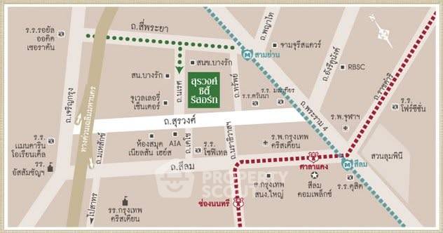 รูป คอนโด 1 ห้องนอน ขาย | สุรวงศ์ ซิตี้ รีสอร์ทคอนโด | ใกล้ MRT สามย่าน (ID 3135914) - รูปที่ 20/20
