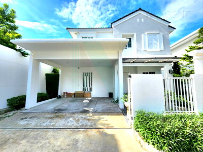 เช่าบ้านเดี่ยว มาร์เก็ต วิลเลจ สุวรรณภูมิ : ให้เช่าบ้านเดี่ยว 2 ชั้น ชัยพฤกษ์ บางนา กม.15 3 ห้องนอน 2 ห้องน้ำ