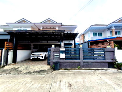 บ้านแฝด ม.ราชพฤกษ์ : ขายถูกบ้าน 54.6 ตร.วา ม.ดับเบิ้ลยูโฟร์วิลเลจ ใกล้แยกบางสีทอง โลตัสนครอินทร์ 