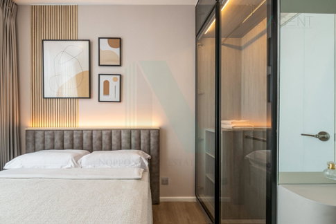 🚩 For Rent Condo MODIZ RHYME RAMKHAMHAENG Building 1, Floor 18,1 bed room, Room size 26 sqm