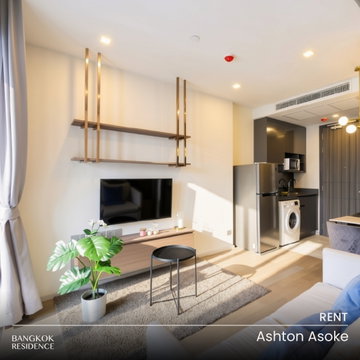 เช่าคอนโด 🌃 Ashton Asoke  1นอน 35ตร.ม. 32.5k 🌠 ห้องสวย พร้อมเฟอร์ครบ ชั้นสูง ใกล้ BTS อโศก 
