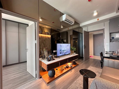 IDEO Sukhumvit rama4 2 ห้องนอน 1 ห้องน้ำ โปรโมชั่นใหม่จากโครงการ แถมเฟอร์ครบ