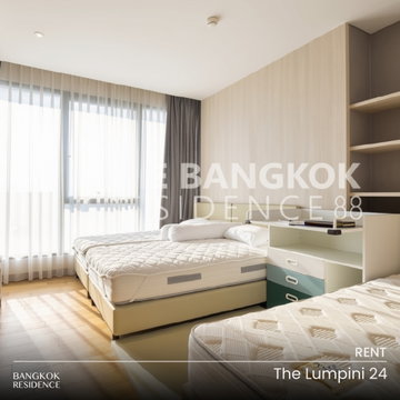 เช่าคอนโด 🌆 The Lumphini 24, 2นอน 100ตร.ม. 80k 💎 ห้องแต่งสวย เข้าอยู่ได้เลย ใกล้ BTS พร้อมพงษ์ 