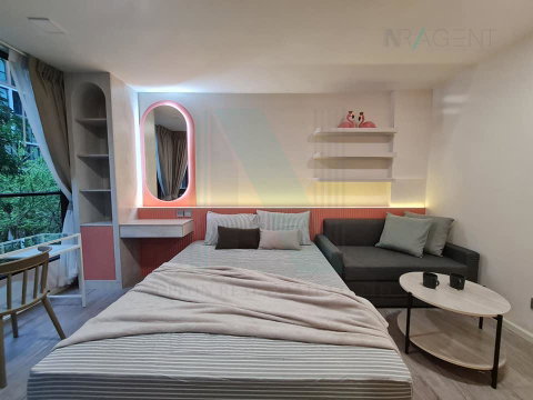 📌 For Rent Condo ATMOZ TROPICANA BANGNA Building D, Floor 3,Studio, Room size 24.00 sqm