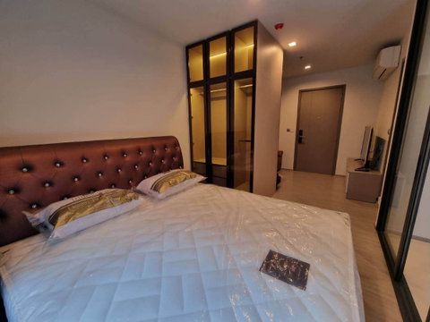 PFD-08881 Condo for rent, Life Asoke Hype, studio room, beautifully decorated, ready to move in, near MRT Rama 9🏙️✨