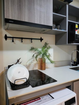 📌 For Rent Condo THE ORIGIN RAMINTRA 83 STATION Building H, Floor 3,Studio, Room size 23 sqm