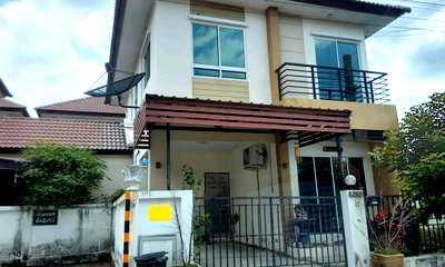 บ้านแฝด ม.เทคโนโลยีมหานคร : 🔥 ขายบ้านแฝด 2 ชั้น หมู่บ้านเต็มสิริวิลล่า (Temsiri Villa) | เขตหนองจอก กรุงเทพฯ