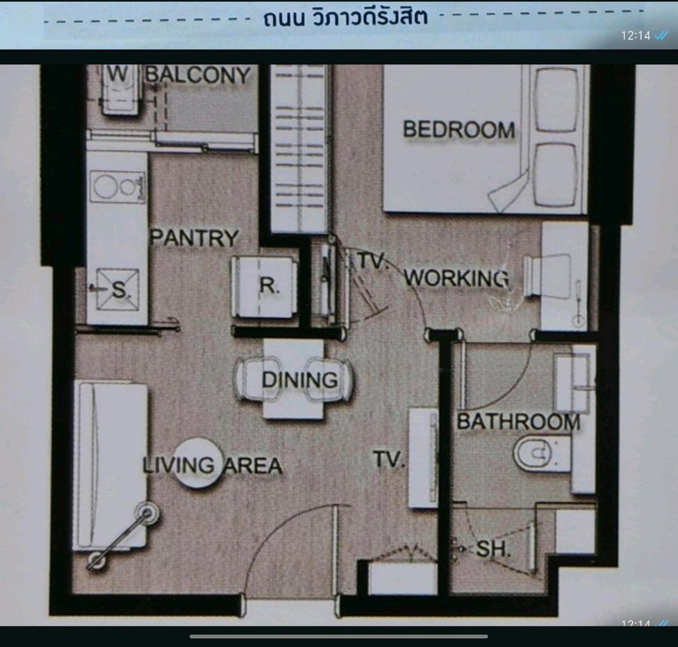 รูป Code: 26KJ4010 ให้เช่า The Saint Residences เดอะ เซนต์ เรสซิเดนซ์ - รูปที่ 8/8