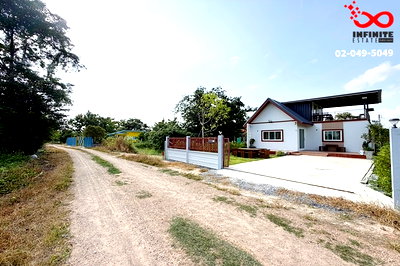 บ้านเดี่ยว นครนายก : ขายบ้านเดี่ยว 1 ชั้น 50 ตร.ว. สไตล์รีสอร์ท ตำบลเขาเพิ่ม อำเภอบ้านนา นครนายก วิวเขา พร้อมอยู่