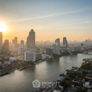 คอนโด 2 ห้องนอน ชั้น 47 ขนาด 96 ตร.ม. Magnolias Waterfront Residences ใกล้ BTS สะพานตากสิน (ID 3141250)