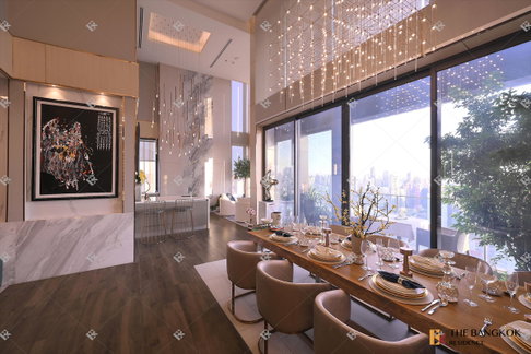 🌆 Iconic High-Floor Penthouse at The Esse at Singha Complex