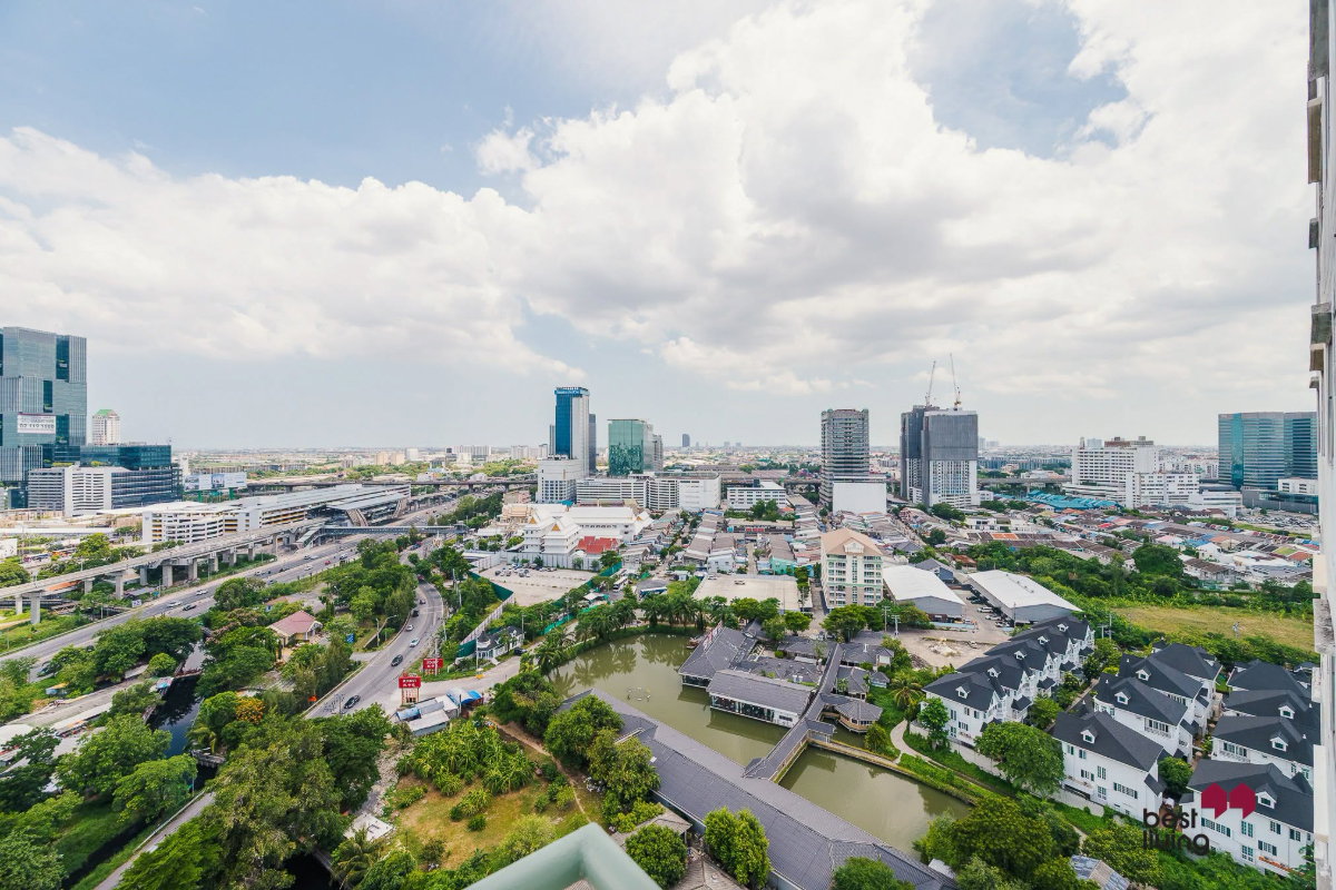 รูป Supalai Park Srinakarin ชั้นสูง วิวเมือง ครัวปิดใหญ่ - รูปที่ 5/32