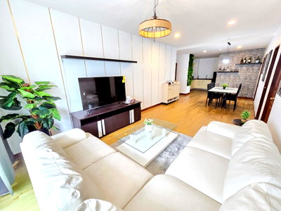 Condos for rent : Condo for rent at Baan Klang Krung Resort, size 107 sq m, 2 bedrooms, 2 bathrooms, price 25,900, fully furnished,  ready to move in !!!