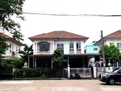 บ้านเดี่ยวให้เช่า : 📌 ให้เช่าบ้านเดี่ยว 2 ชั้น ภัสสร พระราม 9 - วงแหวน 3 ห้องนอน 2 ห้องน้ำ