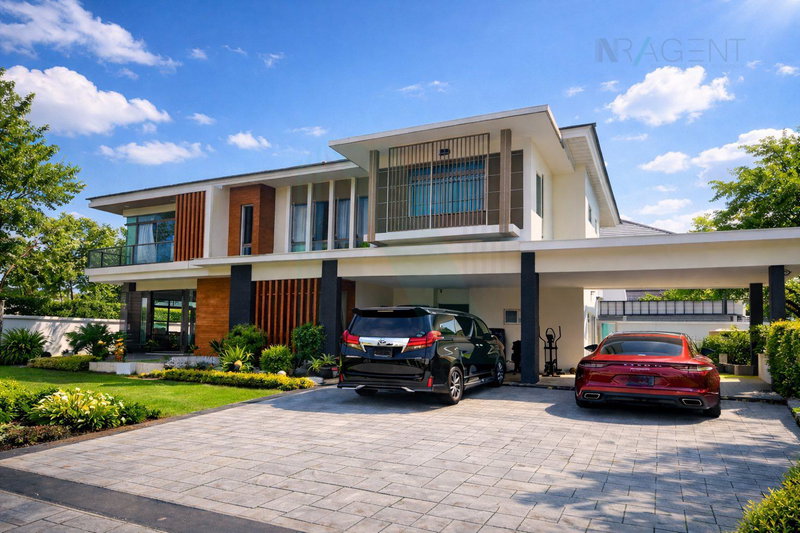 ขายบ้านเดี่ยว : 📌 ขายบ้านเดี่ยว โครงการ เพอร์เฟค มาสเตอร์พีซ สุขุมวิท 77 2 ชั้น 5 ห้องนอน 6 ห้องน้ำ
