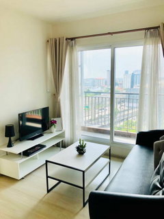 รูปภาพ Condo for rent, 2 bedrooms, Aspire Rattanathibet 1, near MRT Nonthaburi 1 Intersection Station, fully furnished, 48 sq m, 12th floor