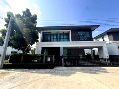 เช่าบ้านเดี่ยว มาร์เก็ต วิลเลจ สุวรรณภูมิ : 📌 ให้เช่าบ้านเดี่ยว 2 ชั้น แกรนด์ บริทาเนีย บางนา กม.12 4 ห้องนอน 6 ห้องน้ำ