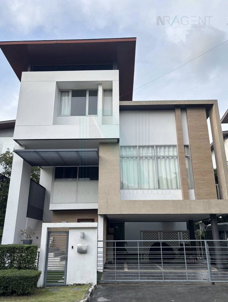 Houses for rent : 📌 For Rent 3-story House NIRVANA BEYOND LITE RAMA 9 4 bedroom 4 bathroom