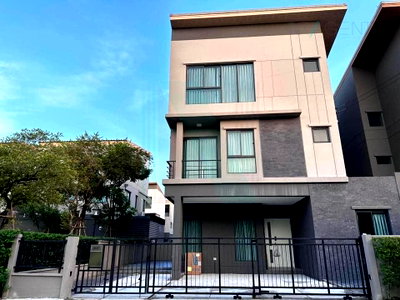 Townhouses for rent Boromarajonani College Of Nursing Noppharat Wachi : 📌 For Rent 3-story Townhouse BAAN KLANG MUANG RAMINTRA 83 STATION 4 bedroom 4 bathroom