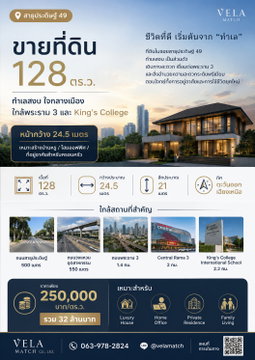 ขายที่ดิน สาธุประดิษฐ์ 49 ทำเลเชื่อมพระราม 3 หน้ากว้าง 24.5 เมตร เหมาะสำนักงานใหญ่ คลินิก คาเฟ่ และธุรกิจยุคใหม่