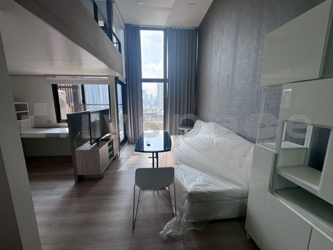 ▚ L1JC02ツ ให้เช่า: Chewathai Residence Asoke 1 ห้องนอน Loft 32ตร.ม. วิวสระ 20,000 บาท/เดือน ห้องใหม่ ชั้นสูงกำลังดี✨