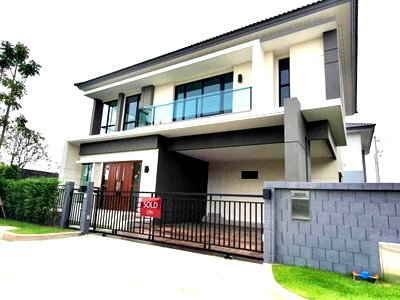 บ้านเดี่ยว ม.ราชพฤกษ์ : ขายต่ำกว่าตลาด! บ้านเดี่ยวหลังมุม THE CITY ราชพฤกษ์ - สวนผัก บ้านใหม่ไม่เคยอยู่ ใกล้ทางด่วน 5 นาที