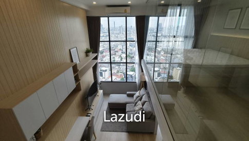 Duplex คอนโด ขนาด 45 ตร.ม. ชั้นสูง ย่านสาทร ใกล้พระราม 4 วิวเมืองสวย