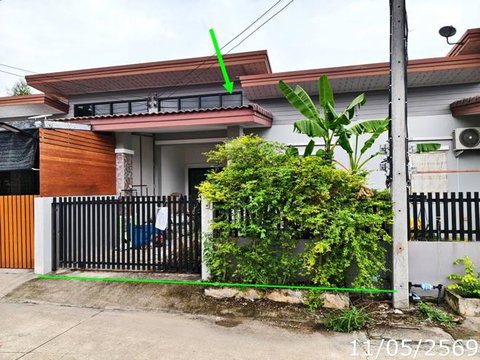 ทาวน์เฮ้าส์ 21 ตร.วา บ้านสุขใจ สุขสบาย 5 ปลวกแดง ระยอง 1.4M