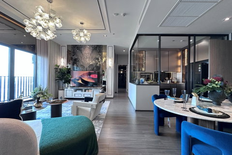 Ideo Sukhumvit Rama4 3 bedrooms Penthouse, fully furnished, ready to move in.