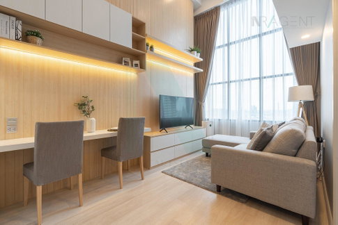 🎉 For Rent Condo KNIGHTSBRIDGE PRIME SATHORN Building 1, Floor 30,Duplex, Room size 44.00 sqm