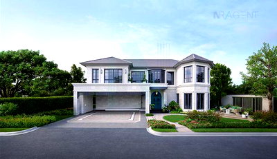 ขายบ้านเดี่ยว : 📌 ขายบ้านเดี่ยว โครงการ นาราสิริ กรุงเทพกรีฑา 2 ชั้น 4 ห้องนอน 5 ห้องน้ำ