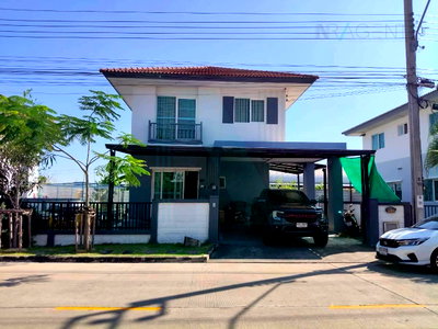 บ้านเดี่ยว สนามบินสุวรรณภูมิ : ขายบ้านเดี่ยว โครงการ คาซ่าวิลล์ บางนา-เทพารักษ์ 2 ชั้น 3 ห้องนอน 2 ห้องน้ำ
