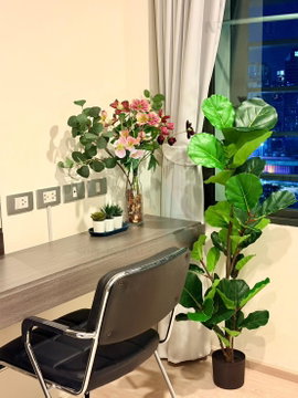 🔺 For Rent Condo RHYTHM ASOKE II Building 1, Floor 21,1 bed room, Room size 28 sqm