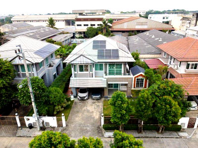 บ้านเดี่ยวให้เช่า : ให้เช่าบ้านเดี่ยว 2 ชั้น ชวนชื่น แกรนด์ เอกชัย-บางบอน 4 ห้องนอน 4 ห้องน้ำ