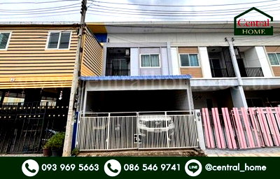 ทาวน์โฮม รร.สาธิตม.ราชภัฏนครปฐม : ทาวน์โฮม หมู่บ้านตรีพฤกษ์ เลียบคลองประปานครปฐม ราคาถูก