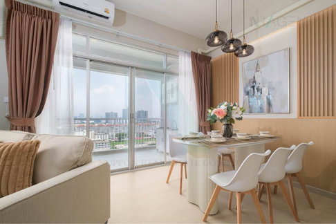 🚩 ขายคอนโด คอนโด ฝักข้าวโพด อาคาร 3 ชั้น 17 2 ห้องนอน ขนาด 54 ตรม ใกล้ โรงพยาบาลรามคำแหง