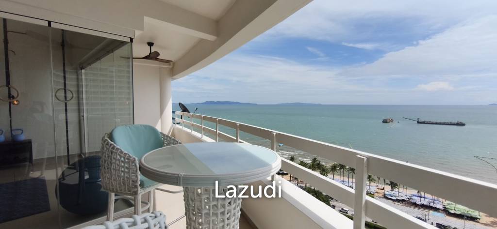 รูป ห้องสตูดิโอริมทะเลขนาดใหญ่  ที่จอมเทียนพลาซ่า คอนโดเทล - รูปที่ 9/11