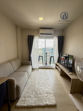 For Rent: D Condo Sand, Building A, 7th Floor, Corner Unit. Beautifully decorated and ready to move in.
