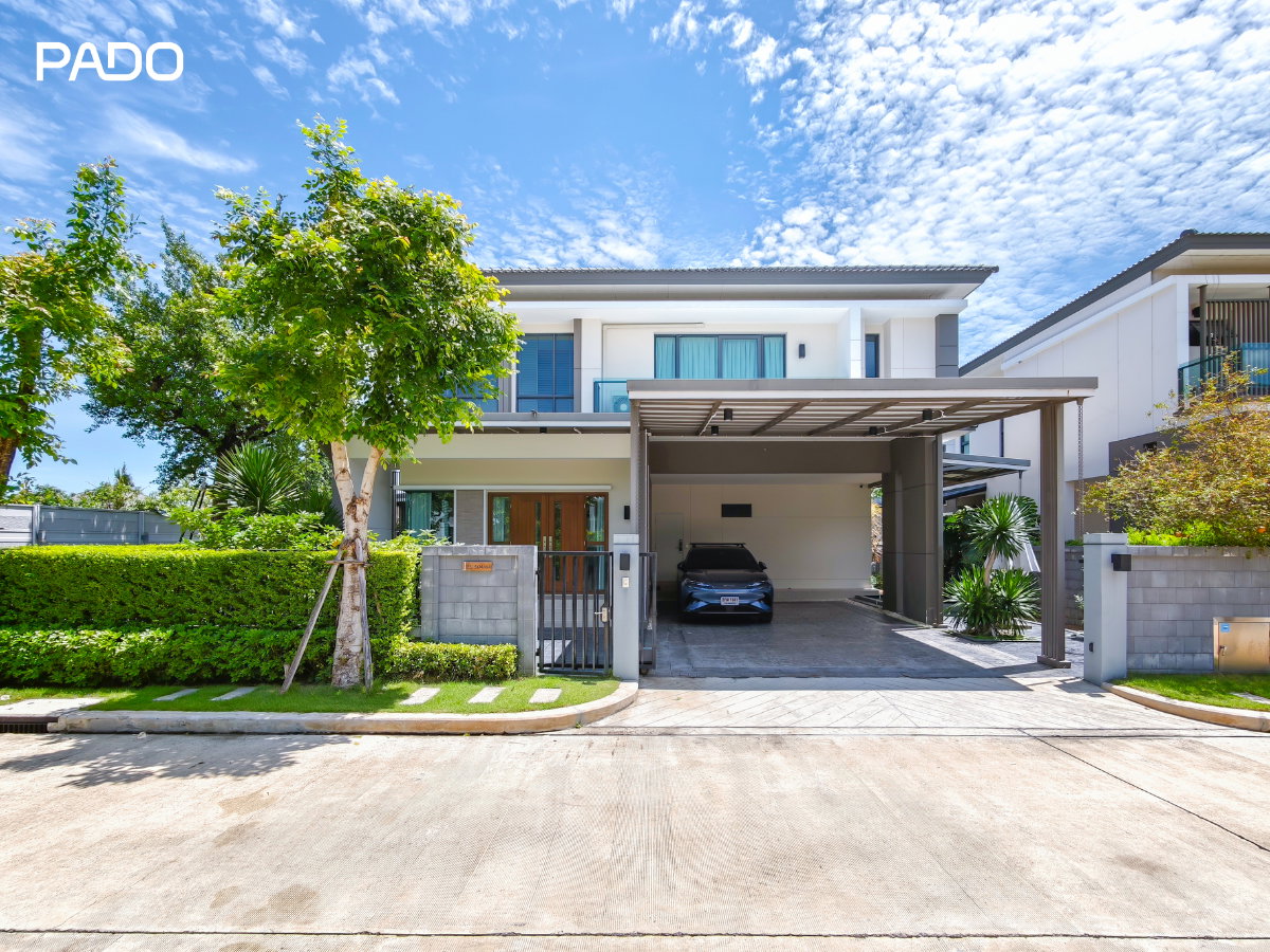 บ้านเดี่ยว ถนนบรมฯ 109 ตร.วา 13.8 ล้านบาท The City บรมราชชนนี-ทวีวัฒนา 4นอน 4น้ำ