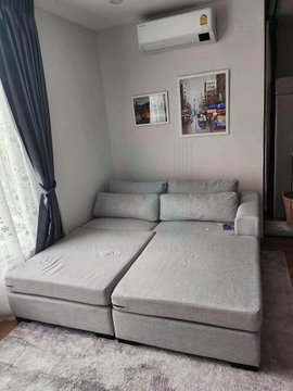 🚩 For Rent Condo GROOVE RATCHADA - RAMA 9 Building 1, Floor 2, 1 BED PLUS, Room size 38 sqm