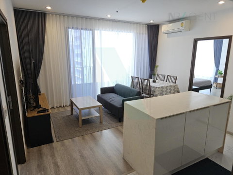 🎉 For Rent Condo IDEO MOBI SUKHUMVIT 66 Building 1, Floor 26,2 bed room, Room size 80 sqm