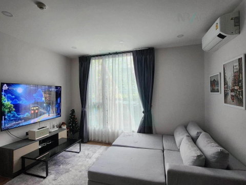 🎉 For Rent Condo GROOVE RATCHADA - RAMA 9 Building 1, Floor 2, 1 BED PLUS, Room size 38 sqm