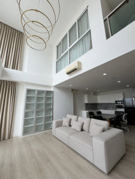 The Coast Bangna | ให้เช่าห้อง Duplex 3 ห้องนอน น่าอยู่ ชั้นสูง ตกแต่งเรียบร้อย ใกล้ทางด่วน