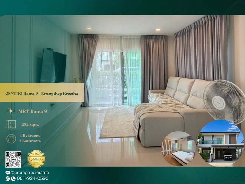 Houses for rent : CD03889 - CENTRO Rama 9 - Krungthep Kreetha : MRT Rama 9