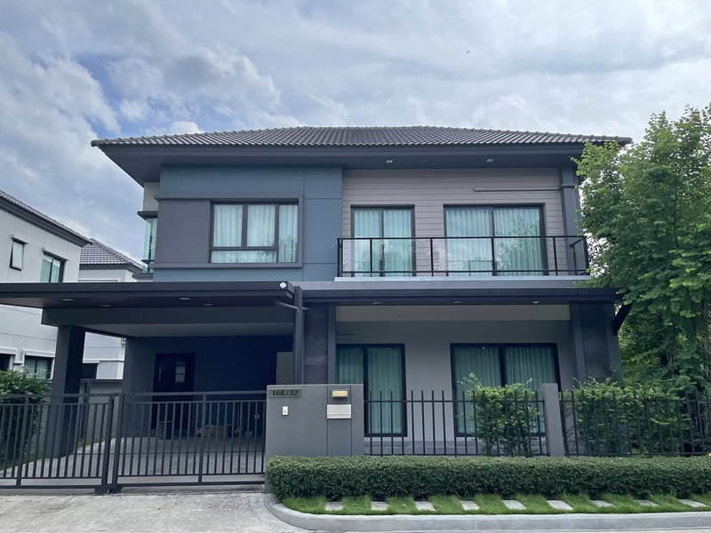 ขายบ้านเดี่ยว : 💥ขาย บ้านเดี่ยว 2 ชั้น  VENUE ID Rama 5 เวนิว ไอดี พระราม 5 บ้านสวยหลังริม แต่งครบพร้อมอยู่ ทำเลถนนนครอินทร์✅ ความเป็นส่วนตัวสูง