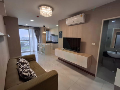 ให้เช่าคอนโด แอร์ลิงค์ เรสซิเดนซ์ อาคาร 7 ชั้น 8 2 ห้องนอน ขนาด 49 ตรม ใกล้ โรงเรียนสารสาสน์วิเทศร่มเกล้า