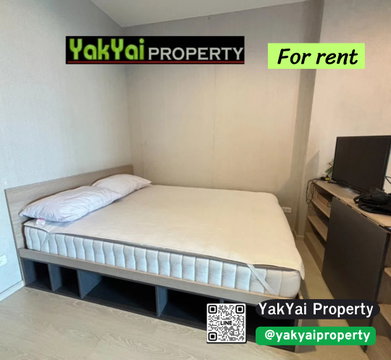 IDEO 115 for rent  Condo next to BTS Pu Chao, very convenient to travel, Studio room, good size, comfortable, near the mall, near the expressway